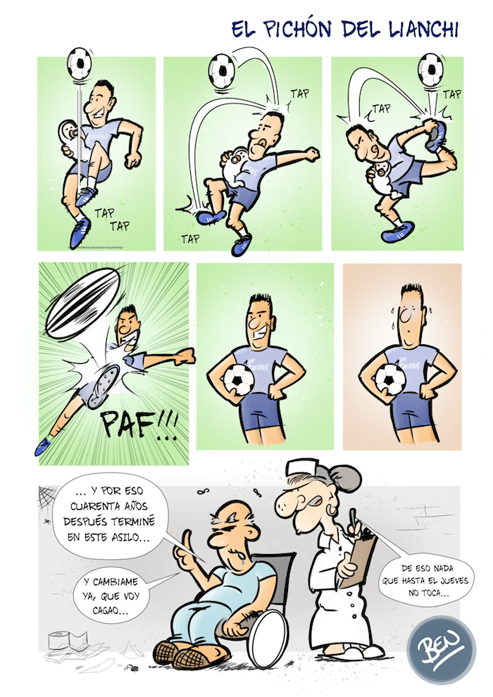 Cómic personalizado para celebrar la paternidad de mi amigo