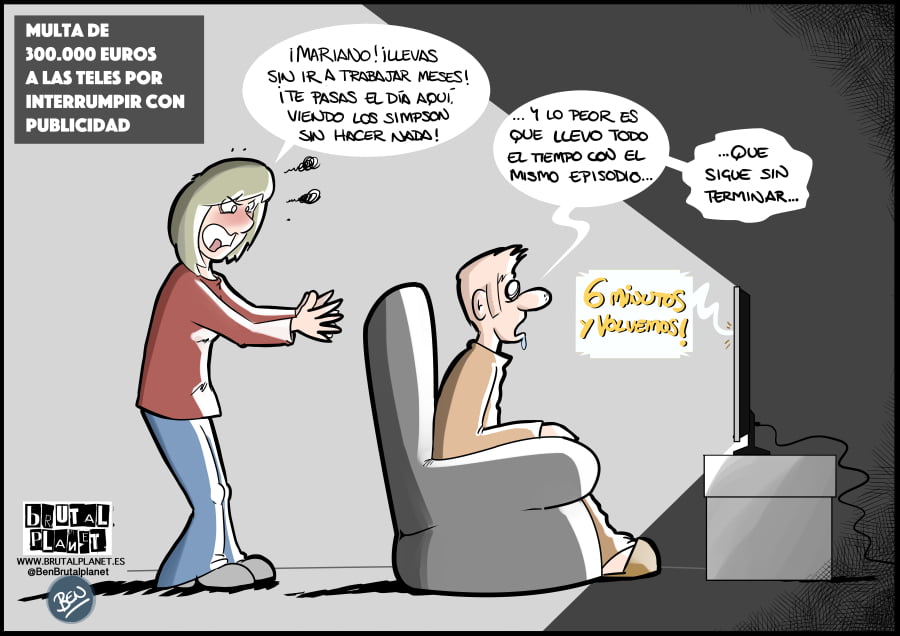 Multa a las teles por interrumpir con Publicidad