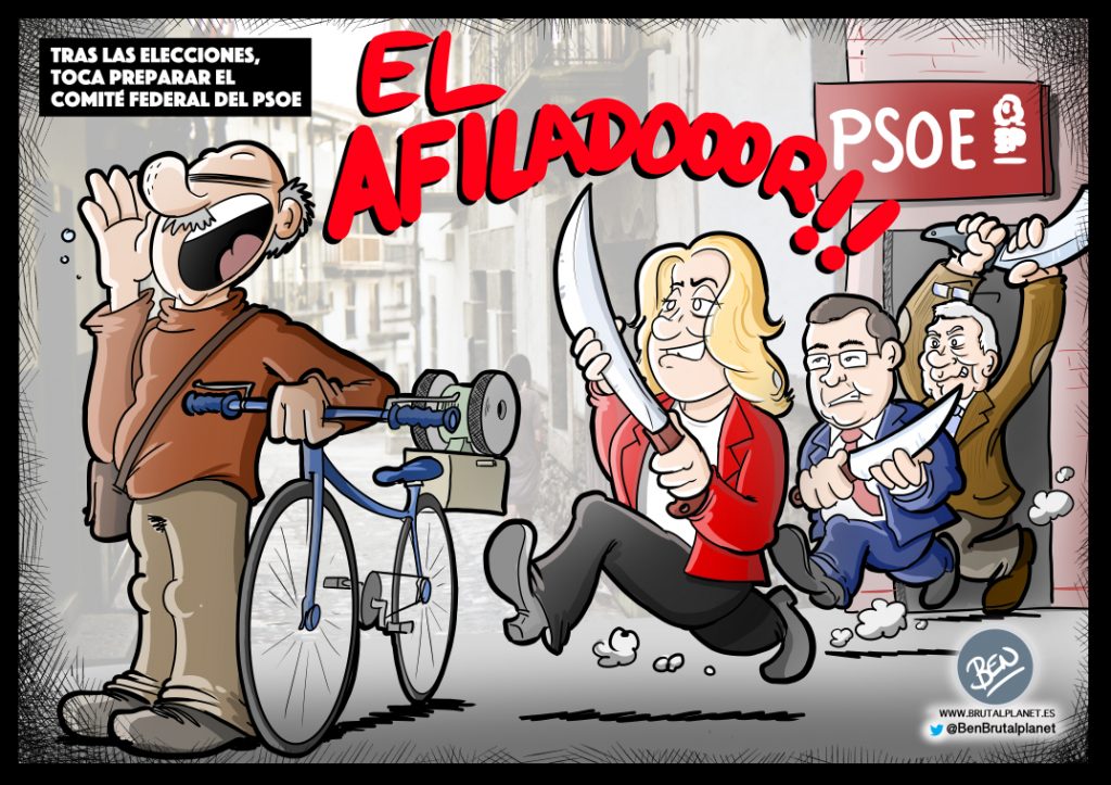 Preparando el comité federa del PSOE